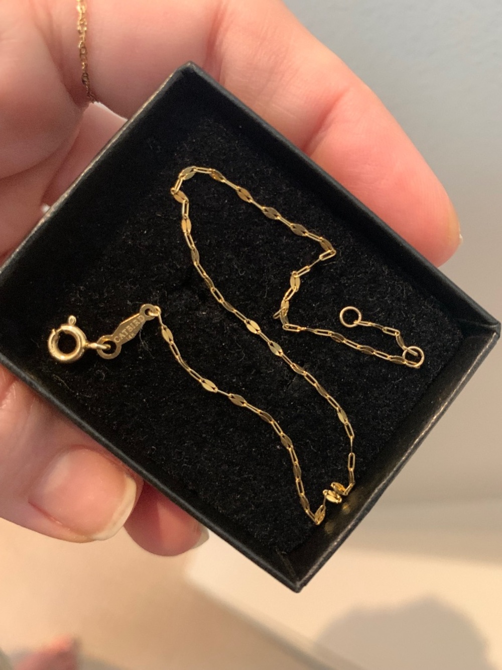 Catbird nyc 14k gold tinsel bracelet size 7-7.5”